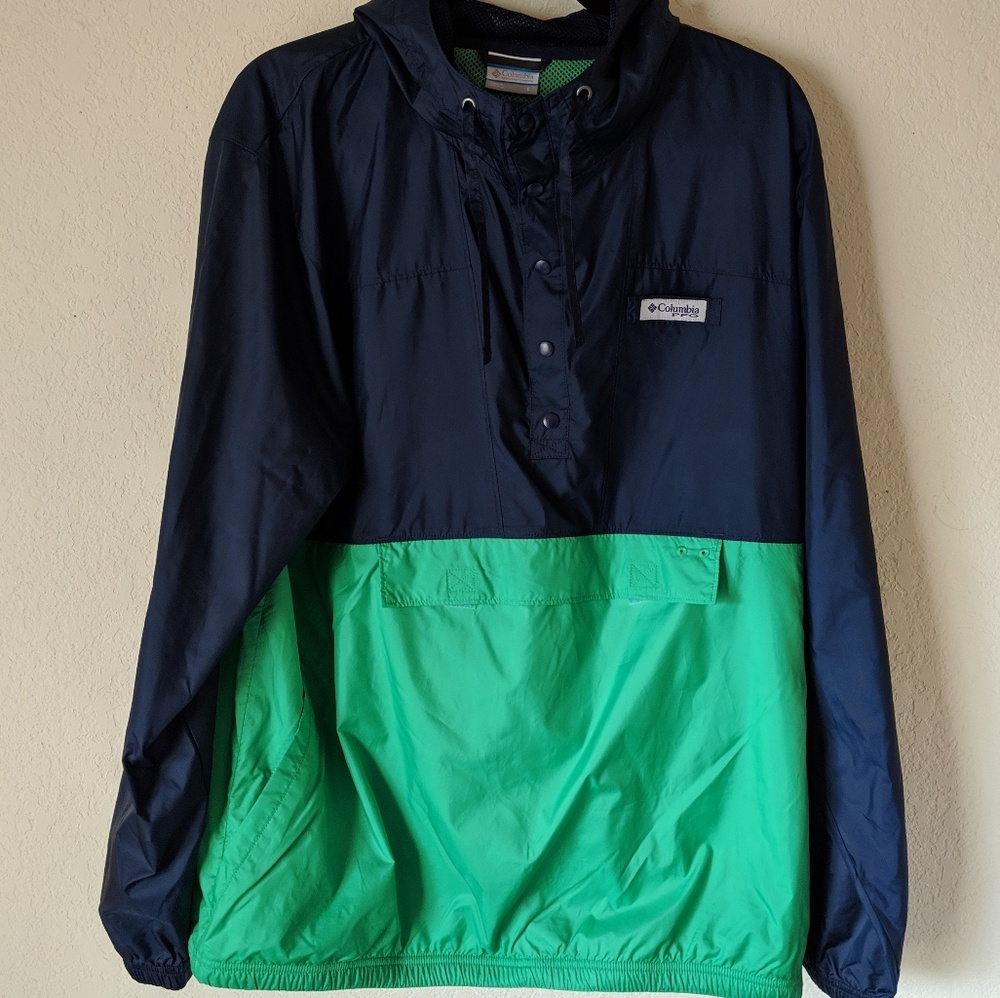 Columbia Anorak Windbreaker Jacket L